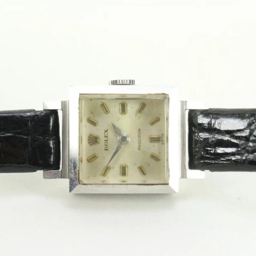 Rolex Ref 3408 18mm Square Watch 84ro711s